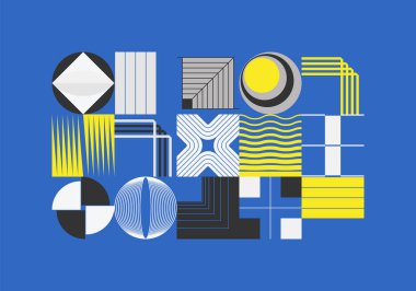 Grafik tasarımı için evrensel şekiller ayarlandı. Markalaşma, Kalın Reklam, İndirim posterleri, Arkaplan veya Markalaşma için mükemmel bir takım.