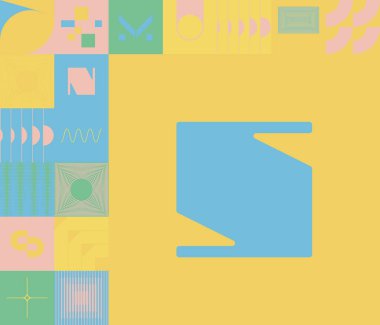 Geometrik soyut vektör basit elementler güzel bir renk paletiyle yapıldı. Geometrik şablon arkaplanı, web tasarımı, iş kartı, davetiye, poster, moda baskısı için kullanıma hazır.