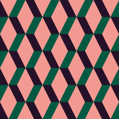 Basit şekilleri ve güzel renk paleti olan yüzyılın ortası geometrik soyut deseni. Basit geometrik desen kompozisyonu, web tasarımında en iyi kullanım alanı, kartvizit, davetiye, poster, tekstil baskısı.