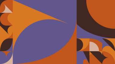 Geometrik soyut vektör basit elementler güzel bir renk paletiyle yapıldı. Geometrik şablon arkaplanı, web tasarımı, iş kartı, davetiye, poster, moda baskısı için kullanıma hazır.