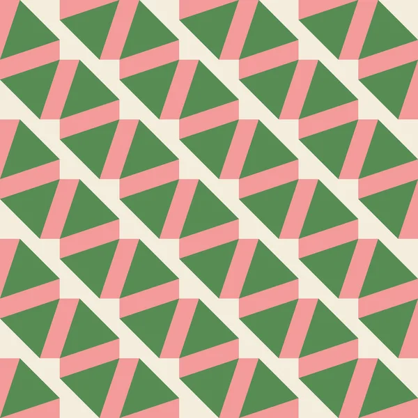 Moderne Geometrisch Abstrakte Mustergestaltung Mit Einfachen Geometrischen Formen Und Einfachen — Stockvektor