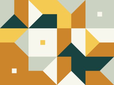 Geometrik soyut vektör basit elementler güzel bir renk paletiyle yapıldı. Geometrik şablon arkaplanı, web tasarımı, iş kartı, davetiye, poster, moda baskısı için kullanıma hazır.