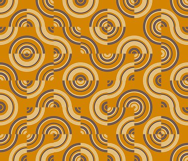 Basit geometrik şekilleri ve temel renkli formları olan modern geometrik soyut desen tasarımı. Poster sanatları, web tasarımı, markalaşma sunumu, albüm baskısı, moda dokusu vs. için harika.