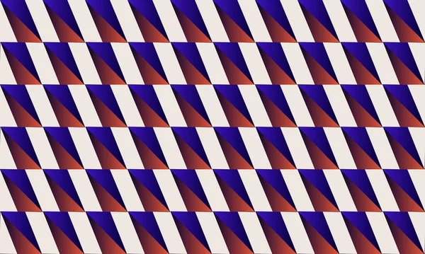 Abstract Geometrisch Vector Naadloos Patroon Gemaakt Met Eenvoudige Vormen Gradiënt — Stockvector