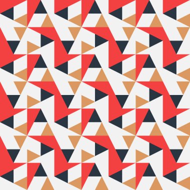 Basit tekrarlayan geometrik şekilli kusursuz geometrik desen. Temel geometrik elementlerin soyut vektör grafik tasarımı. Web tasarımı, tekstil baskısı, duvar kağıdı, ambalaj kağıdı için kullanışlı.