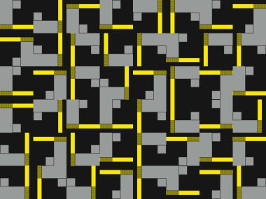 Tuhaf bilgisayar vektörlerinin üretken tasarım grafikleri soyut geometrik tasarım unsurları, ağ arka planı, poster sanatları, ön sayfa kapakları ve dijital baskılar için kullanışlı