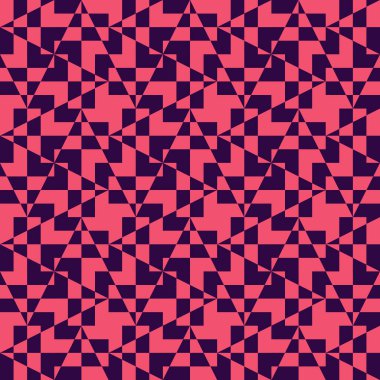 Basit tekrarlayan geometrik şekilli kusursuz geometrik desen. Temel geometrik elementlerin soyut vektör grafik tasarımı. Web tasarımı, tekstil baskısı, duvar kağıdı, ambalaj kağıdı için kullanışlı.