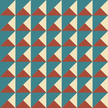 Basit tekrarlayan geometrik şekilli kusursuz geometrik desen. Temel geometrik elementlerin soyut vektör grafik tasarımı. Web tasarımı, tekstil baskısı, duvar kağıdı, ambalaj kağıdı için kullanışlı.