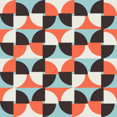 Basit tekrarlayan geometrik şekilli kusursuz geometrik desen. Temel geometrik elementlerin soyut vektör grafik tasarımı. Web tasarımı, tekstil baskısı, duvar kağıdı, ambalaj kağıdı için kullanışlı.