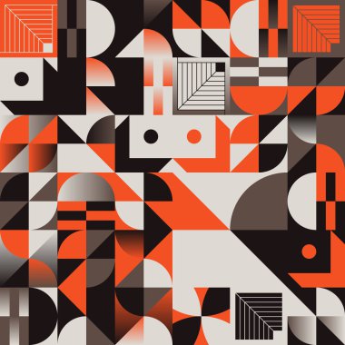 Bauhaus kompozisyon çizimleri, vektör soyut elementleri, çizgiler ve kalın geometrik şekiller, web sitesi arka planı için kullanışlı, poster tasarımı, dergi ön sayfası, afişler, baskılar, kapaklar.