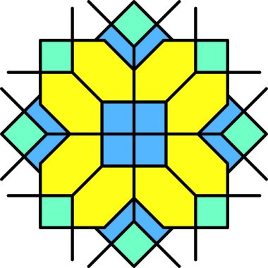 Fayans motifi çapraz veya daire şeklinde bir geometrik örüntüdür. Çizgiler ve şekillerden oluşur. Zamanımızın dekoratif deseni.