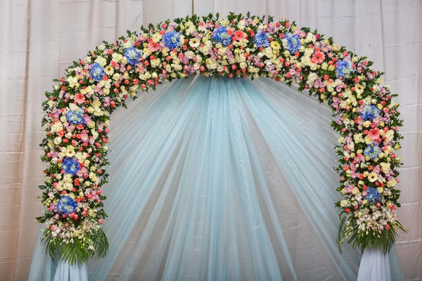 Background of Beautiful flower wedding decoration — Stock Photo, Image