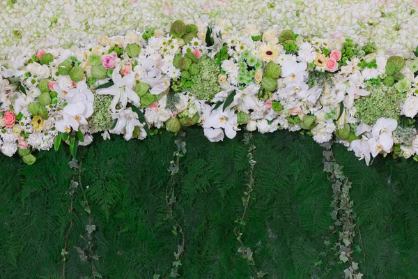 Background of Beautiful flower wedding decoration