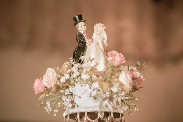 結婚式のケーキの上 — ストック写真