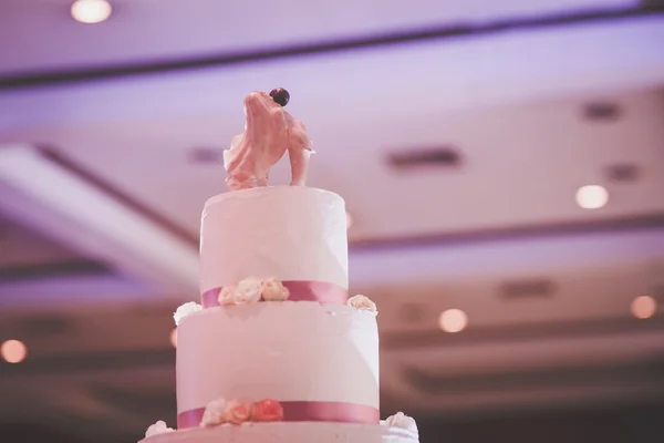 Beautiful vintage Cake decorate for Wedding Ceremony — Stock Photo, Image