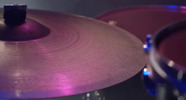 Esta Uma Filmagem Imagens Maravilhosas Jovem Tocando Bateria Este Vídeo — Vídeo de Stock