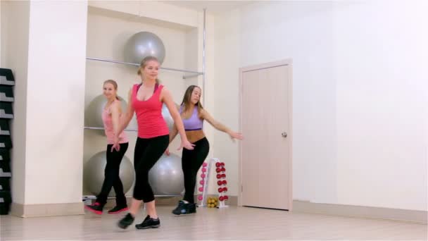 Fitness. Dance aerobik — Stock video