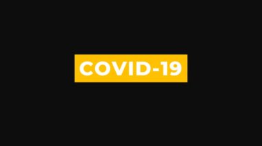 Covid 19 aşı programı hakkında animasyon pankartı geliyor.