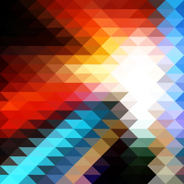 Fondo de mosaico triangular — Vector de stock