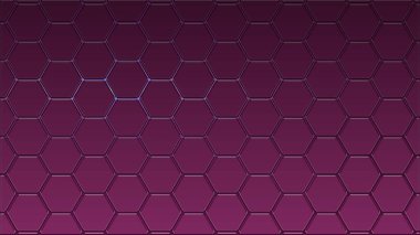 Violet bal peteği mozaik deseni. 80 'lerin fütürist tekno tarzı arkaplan çizimi