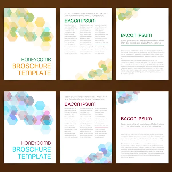Abstract vector modern flyer broschure — Stock Vector