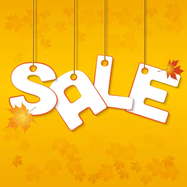 Autumn Sale — Stock Vector