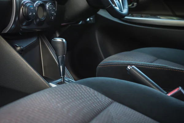 Detail of new modern car interior — Stock Photo, Image