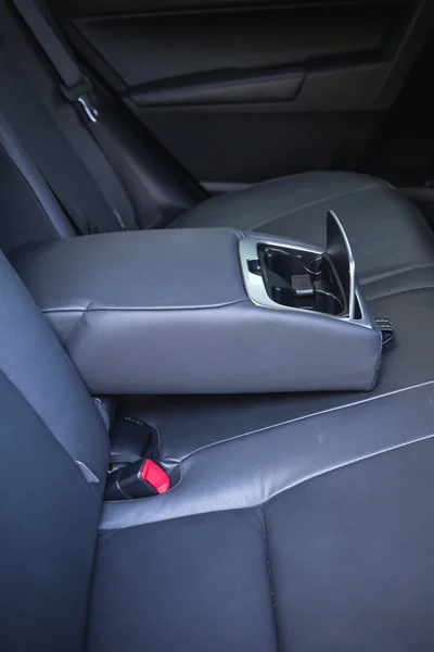 Detail of new modern car interior