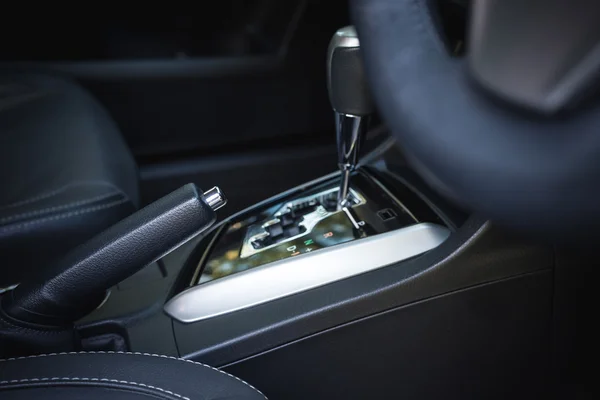 Detail of new modern car interior — Stock Photo, Image