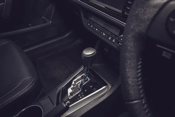 Detail of new modern car interior — Stock Photo, Image