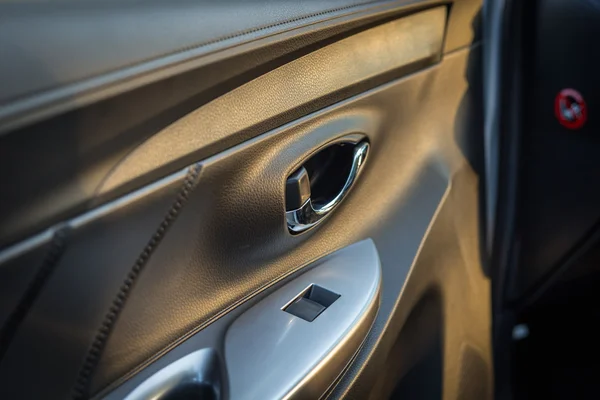 Detail of new modern car interior — Stock Photo, Image