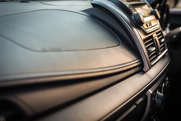 Detalle del nuevo interior del coche moderno — Foto de Stock