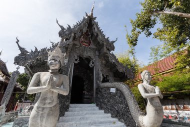 Chiang Mai, Tayland - 17 Ocak: Güzel Tapınağı (Wat Sri Su
