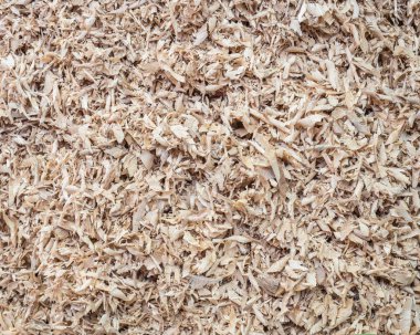 Arka plan, doku için ahşap talaş yığını