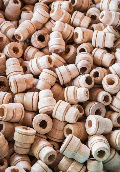 Stack of wood using for handmade umbrella in Chiang Mai, Thailan — Stock Photo, Image