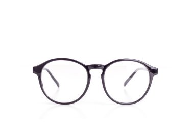 Siyah gözlükleri beyaz izole kapatmak