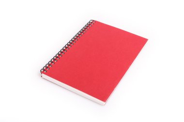 Beyaz arkaplanda izole edilmiş kitap