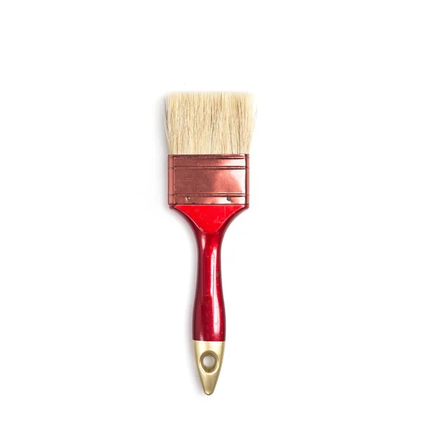 New paint brush isolated on white — Stock Photo, Image