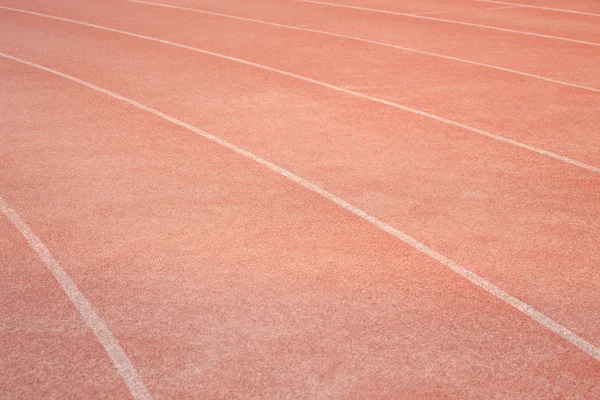 Red running track — Stock Photo, Image