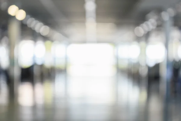 Abstract blurred background of shopping mall with bokeh — Stock Photo, Image