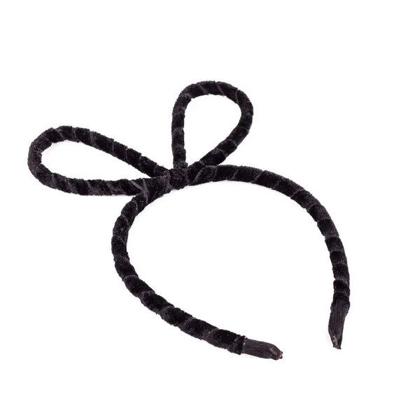 Black headband isolated on white background — Stock Photo, Image
