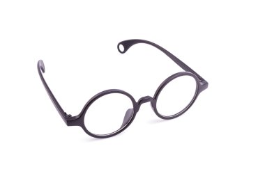 Siyah gözlükleri beyaz izole kapatmak