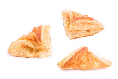 Ananas pasta üzerinde beyaz izole kapatmak 