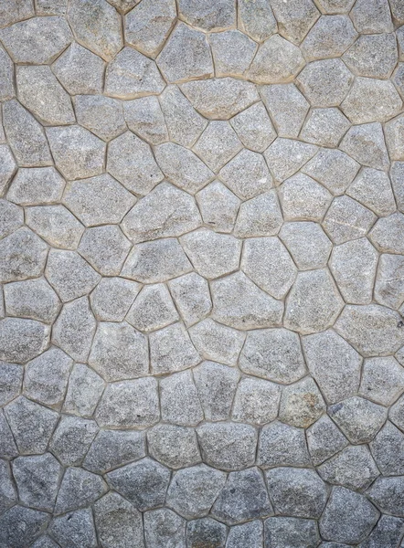 Pattern of grey and rough stone wall texture for background — Stock Photo, Image