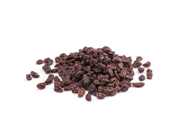 Close up pile of raisin isolated on white — Stock Photo, Image