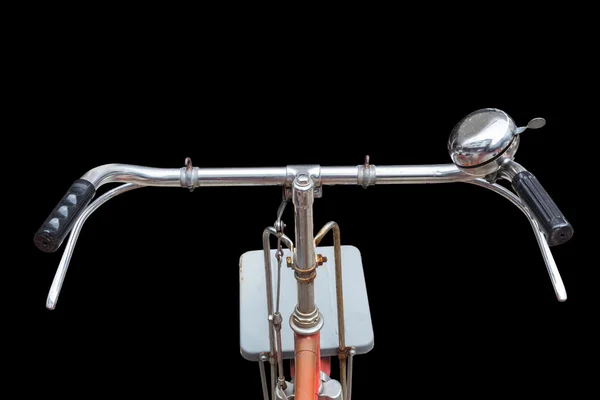 Vintage kerékpár fornt része. Nézd meg bikers szemét elszigetelt — Stock Fotó