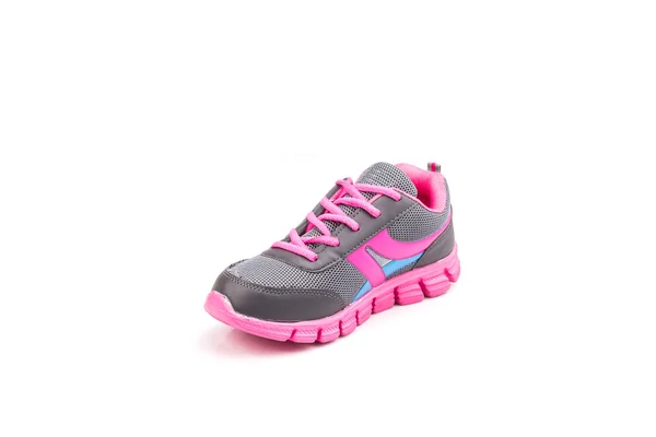 Pink sport shoe isolated on white background — Stock Photo, Image