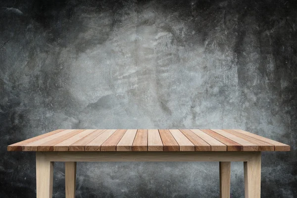 Leere Oberseite des Holzregals oder der Theke isoliert auf weißem Hintergrund — Stockfoto