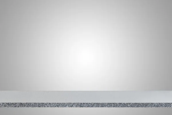 화강암 돌 테이블 흰색 배경에 고립의 빈 상단 — 스톡 사진