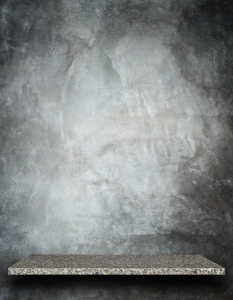 Порожній верх природних кам'яних полиць і кам'яних стін фону — стокове фото
